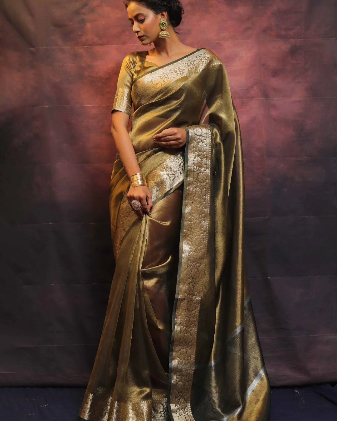 Benarasi Semi Tissue Saree