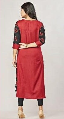 A Line Printed Designer Kurti