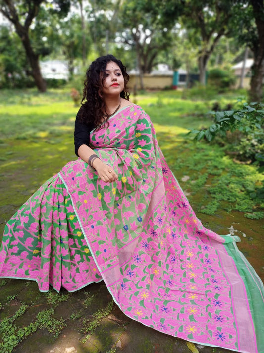 Cotton Zamdani Saree