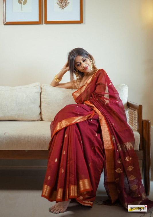 Maheshwari Design Saree