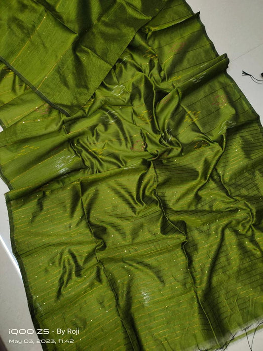 Handloom Sequence Saree