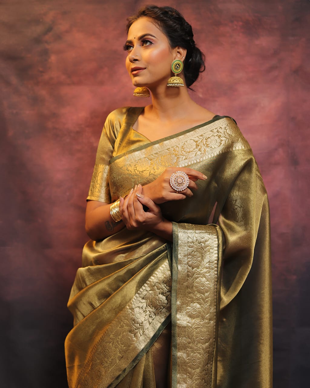 Benarasi Semi Tissue Saree