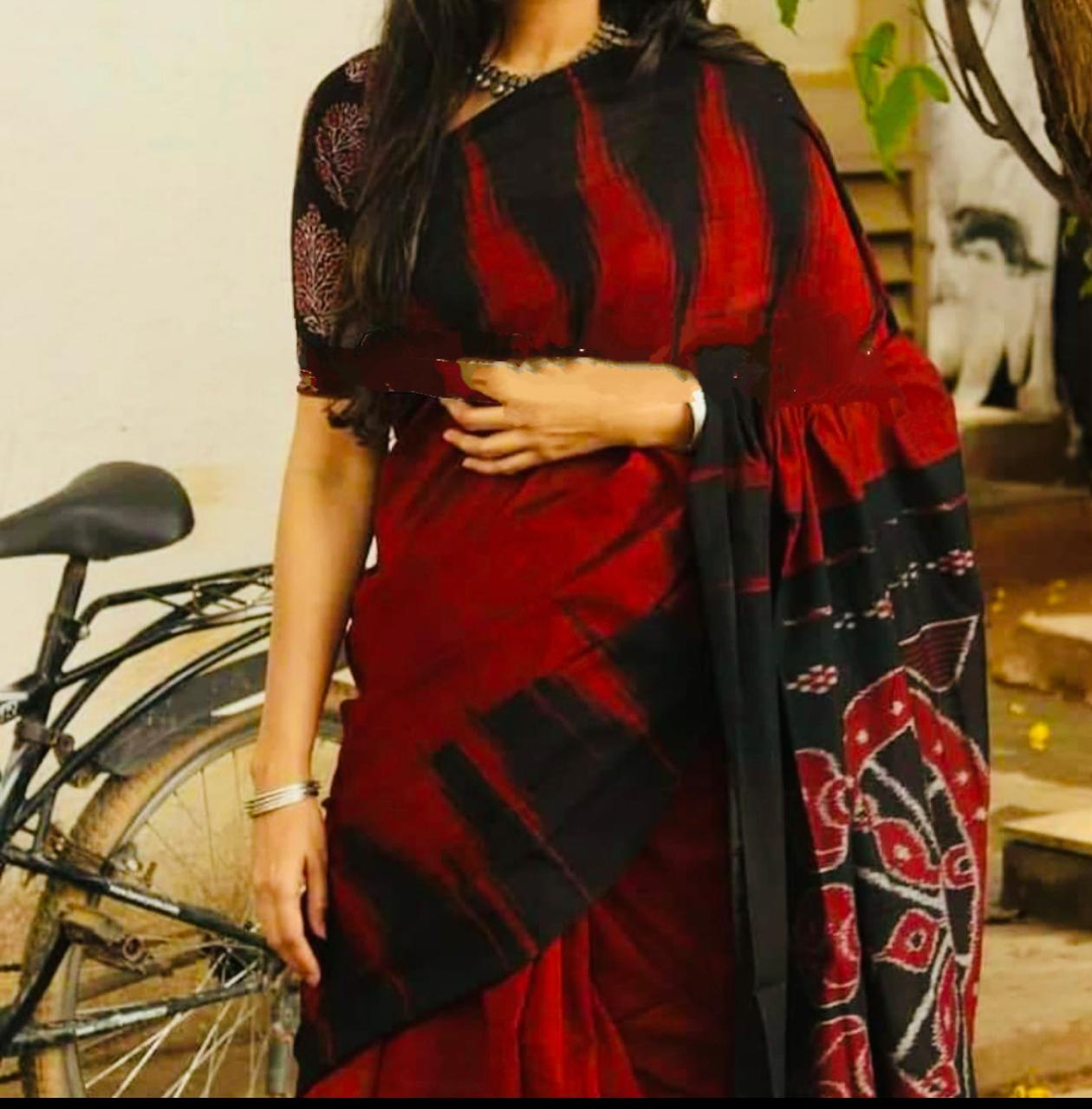 Sambalpuri Kotki Print Saree