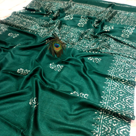 Semi Tussar Silk Saree