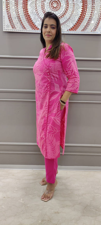 Angrakha Style Set (Pink)