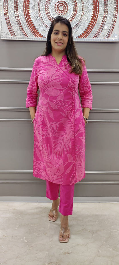 Angrakha Style Set (Pink)