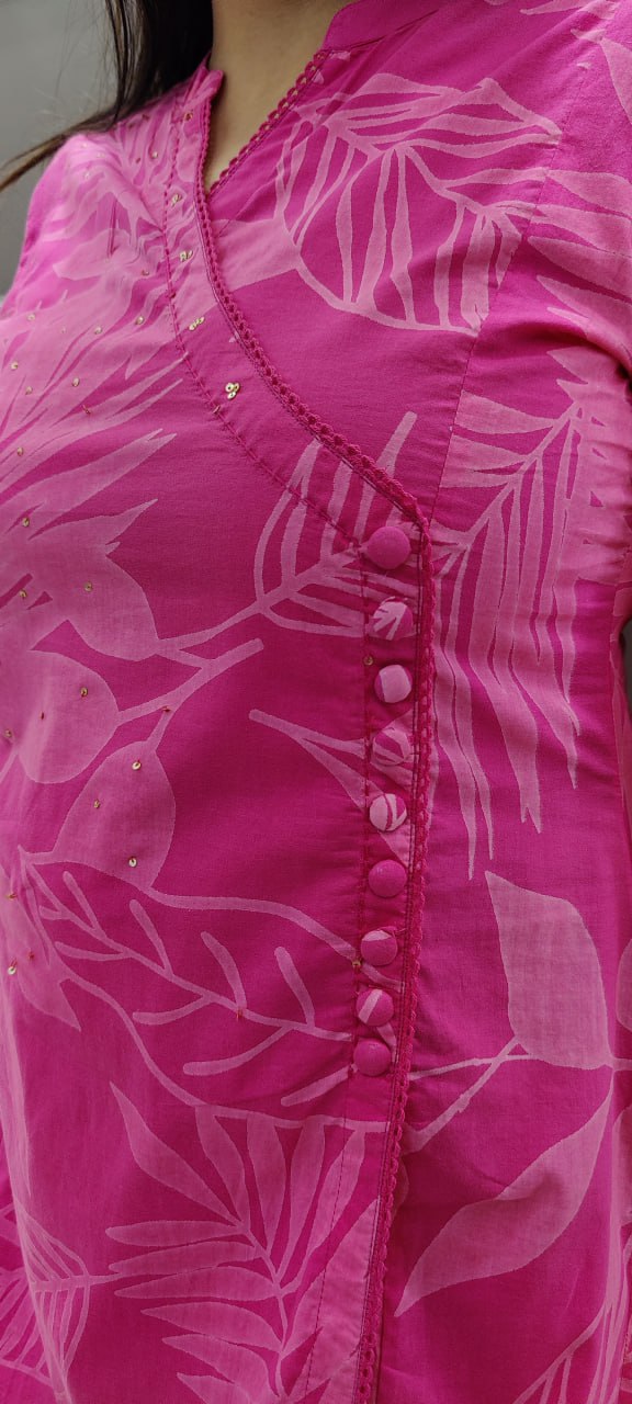 Angrakha Style Set (Pink)