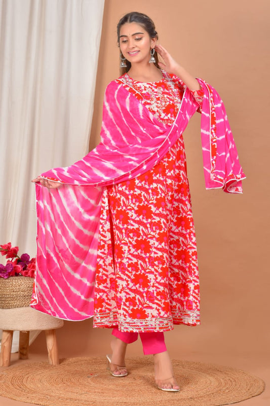 Frock style Kurta Set