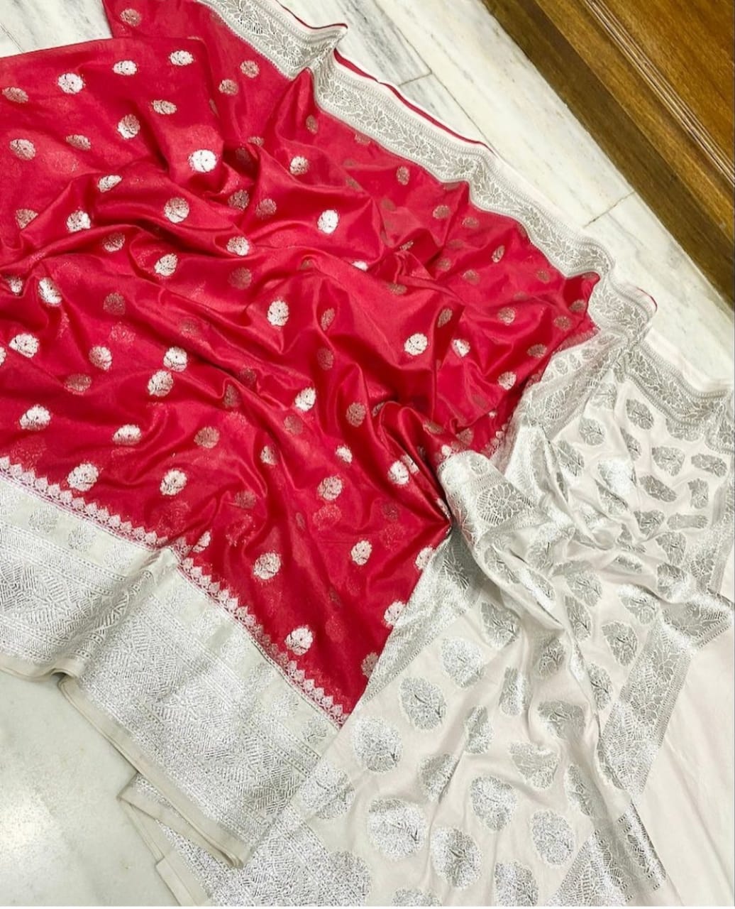 Banarasi Semi Katan Silk Saree