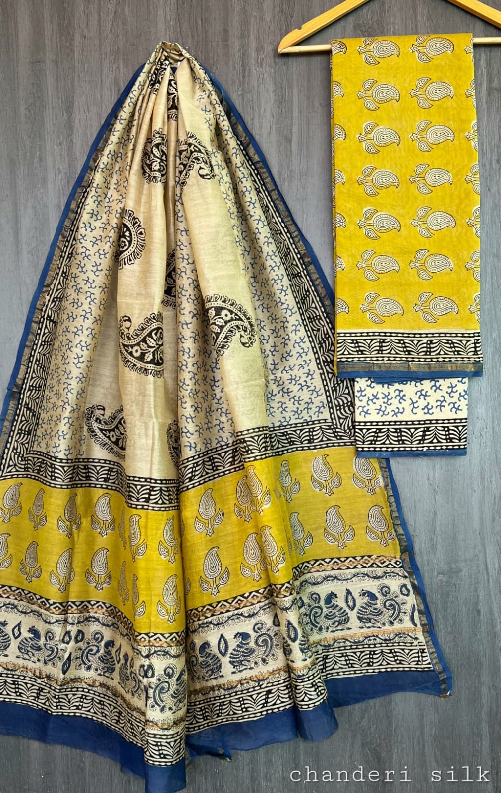 Chanderi Silk Suit Pc