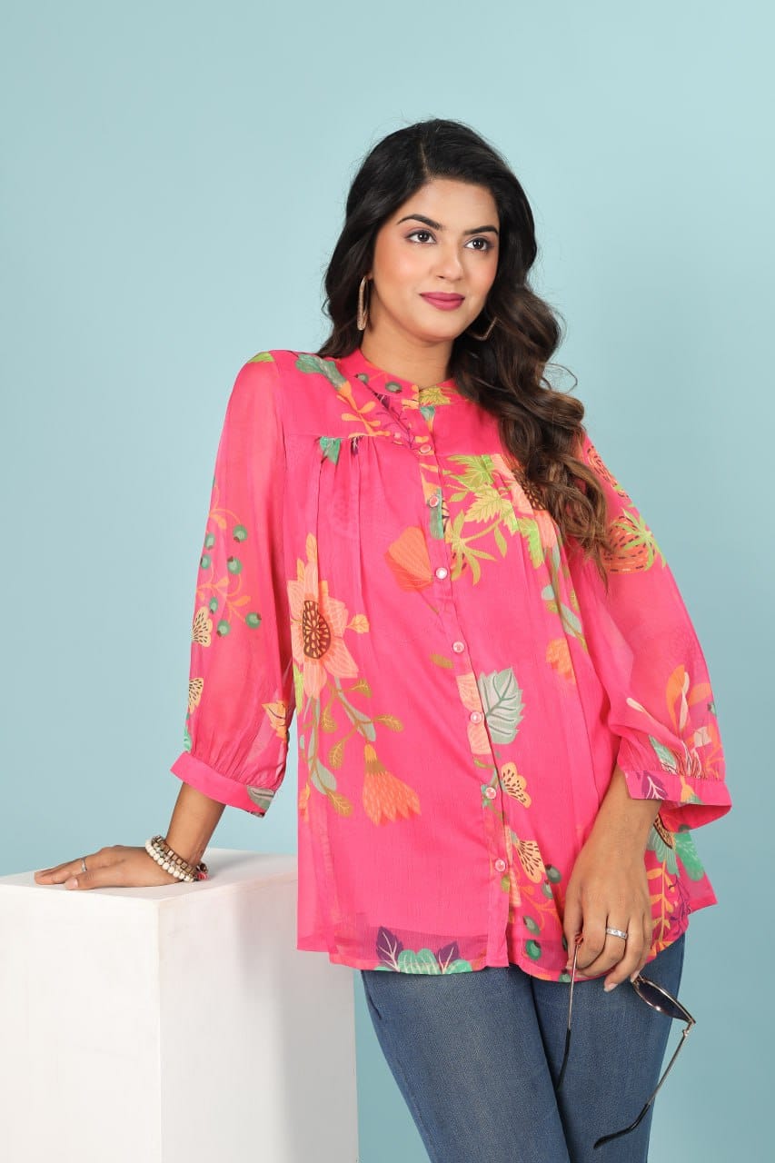 Pure Chiffon Tunic