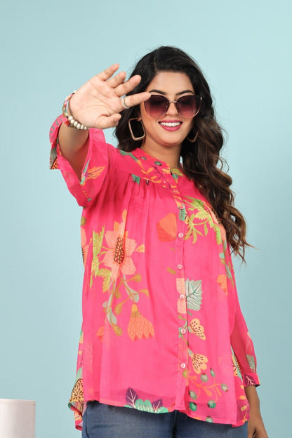 Pure Chiffon Tunic