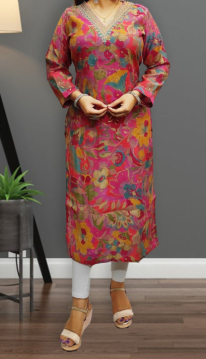 Muslin Printed Kurta