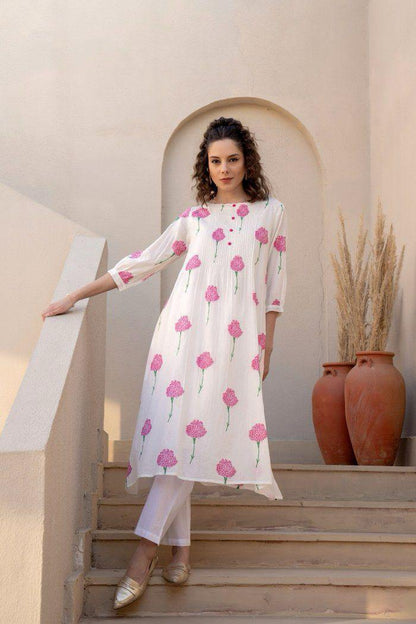 Premium Malmal Cotton Kurta set